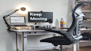 Ergonomic workplace for conveyancers.
