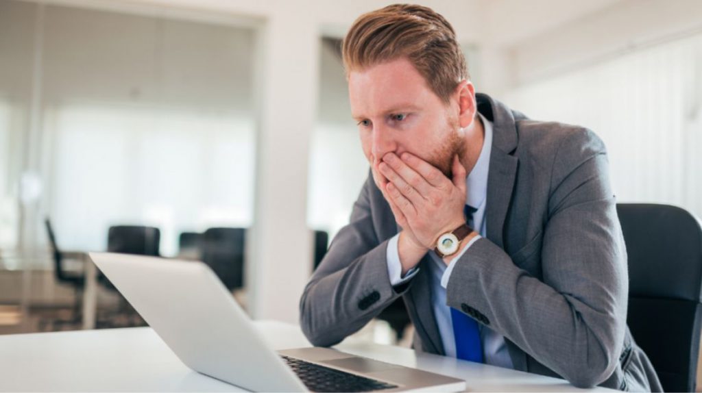 Conveyancer realising fatal mistakes.