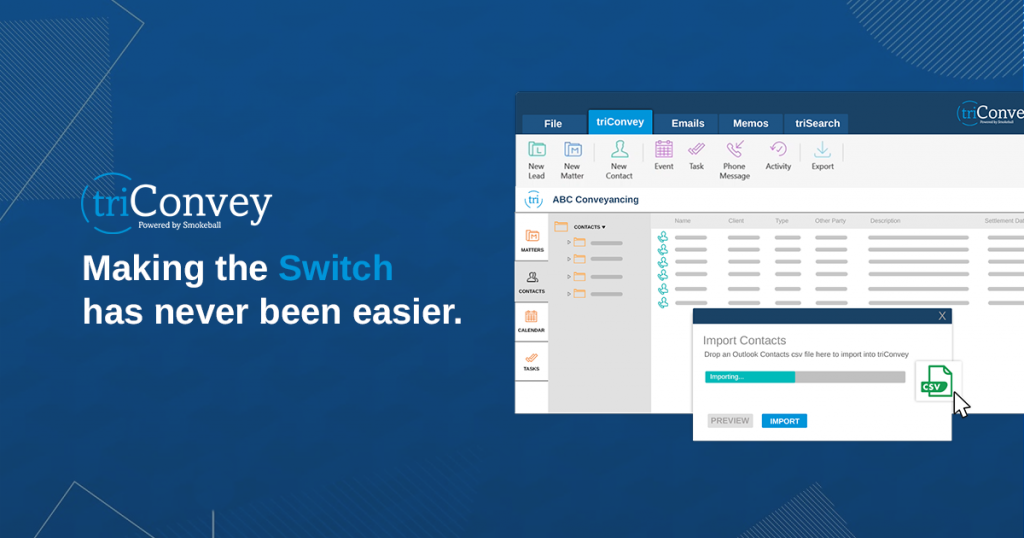 Switching to triConvey has never been easier.