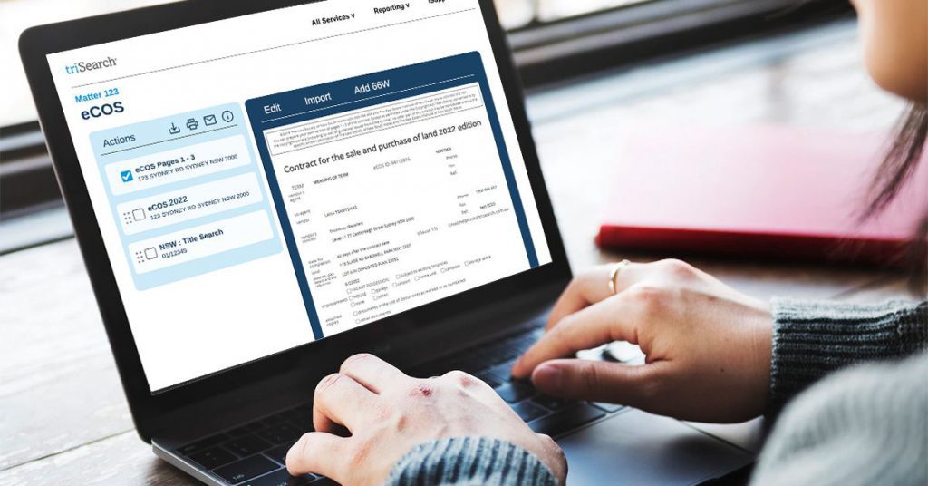 triSearch updated its new electronic contract to reflect new regulations.
