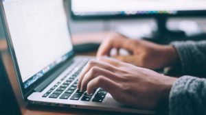 Conveyancer conducting due-diligence report search.